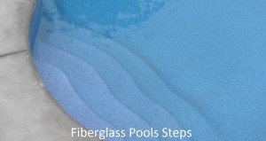 fiberglass pool step